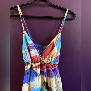 She's Cool Multicolor Strappy Dress